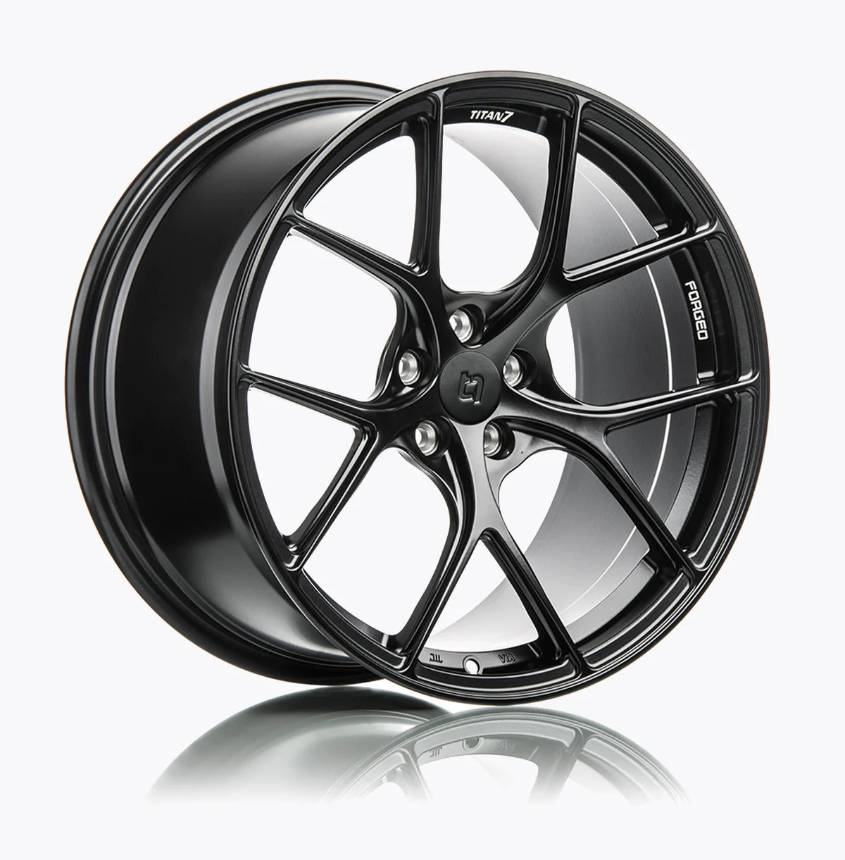 Titan 7 T-S5 Forged 17x9 ET37 | Machine Black