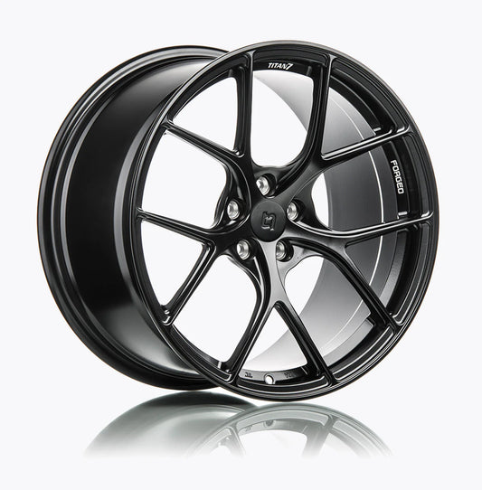 Titan 7 T-S5 Forged 17x9 ET47 | Machine Black