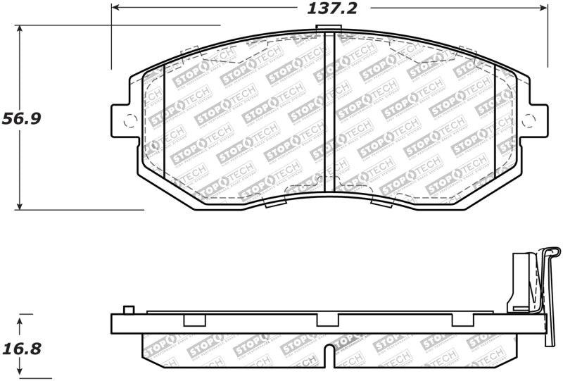 StopTech Performance Front Brake Pads