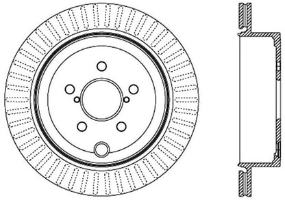 StopTech Power Slot Rear Slotted Rotor