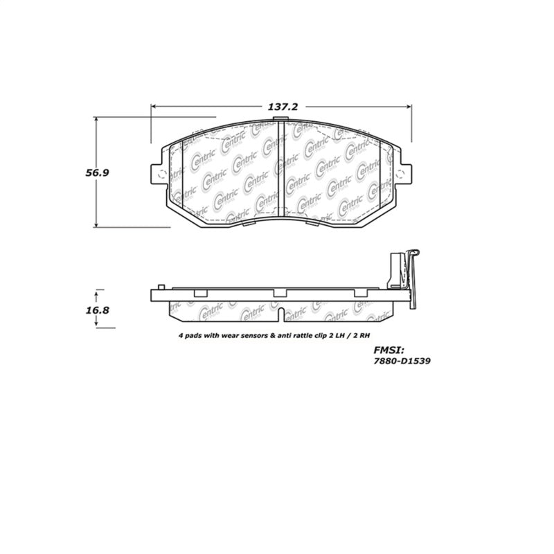 StopTech Street Touring Front Brake Pads