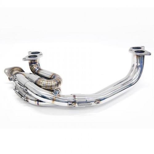 BLOX Racing UEL Header - Stainless Steel